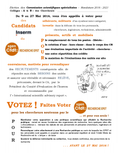 CSS 2016 A&B Votez Sgen-CFDT