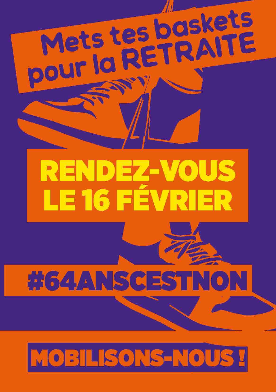 Réforme des retraites : C’EST TOUJOURS NON