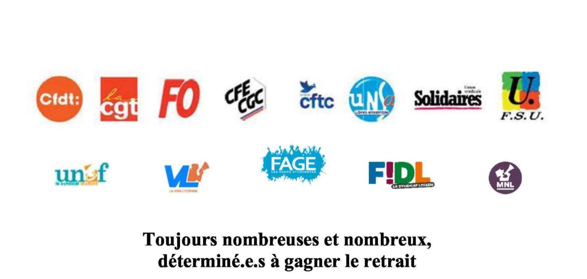 Toujours nombreuses et nombreux, déterminé.e.s à gagner le retrait (intersyndicale le 6 avril 2023)