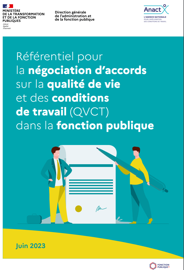 Référentiel pour la négociation d’accords sur la qualité de vie et des conditions de travail (QVCT) dans la fonction publique